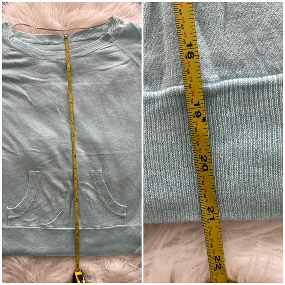 🩵Lululemon Size 4/6 Chai Time Pullover Heathered Aquamarine - Picture 14 of 14